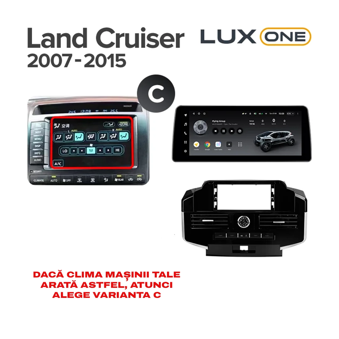 Navigatie Auto Teyes Lux One Toyota Land Cruiser 11 J200 2007-2015 II 4+32GB 12.3" IPS Octa-core 2Ghz, Android 4G Bluetooth 5.1 DSP [7]