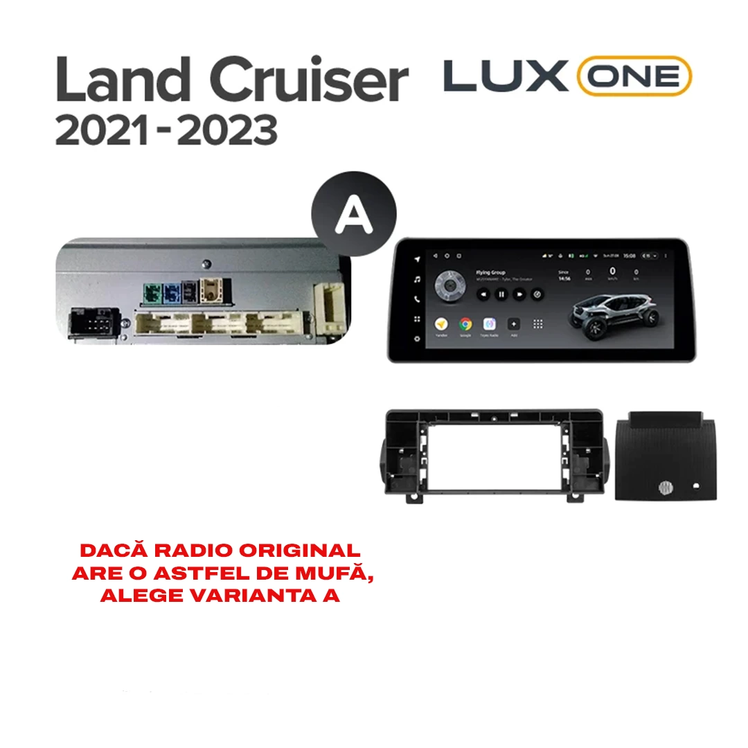 Navigatie Auto Teyes Lux One Toyota Land Cruiser J300 2021-2023 4+32GB 12.3" IPS Octa-core 2Ghz, Android 4G Bluetooth 5.1 DSP [6]