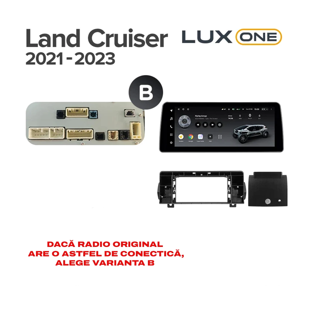 Navigatie Auto Teyes Lux One Toyota Land Cruiser J300 2021-2023 4+32GB 12.3" IPS Octa-core 2Ghz, Android 4G Bluetooth 5.1 DSP [7]