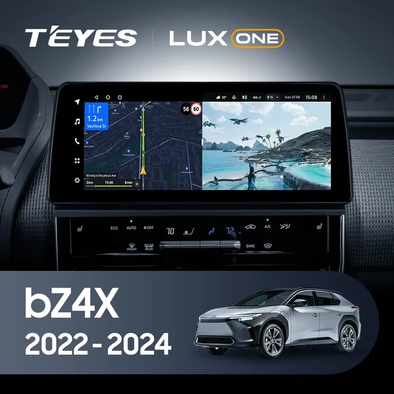 Navigatie Auto Teyes Lux One Toyota Lux One Toyota bZ4X 2022-2024 4+32GB 12.3" IPS Octa-core 2Ghz, Android 4G Bluetooth 5.1 DSP [2]