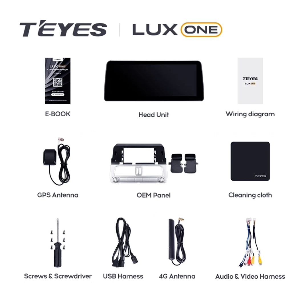Navigatie Auto Teyes Lux One Toyota Toyota Land Cruiser Prado 150 2018-2020 4+32GB 12.3" IPS Octa-core 2Ghz, Android 4G Bluetooth 5.1 DSP [6]