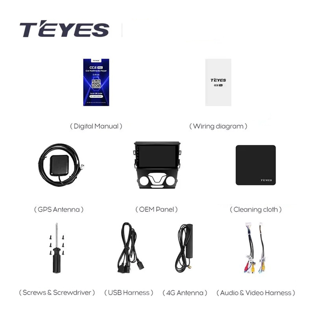 Navigatie Auto Teyes SPRO PLUS Ford Mondeo 5 2014-2022 4+32 9" IPS Octa-core 1.8Ghz Android 4G Bluetooth DSP [3]