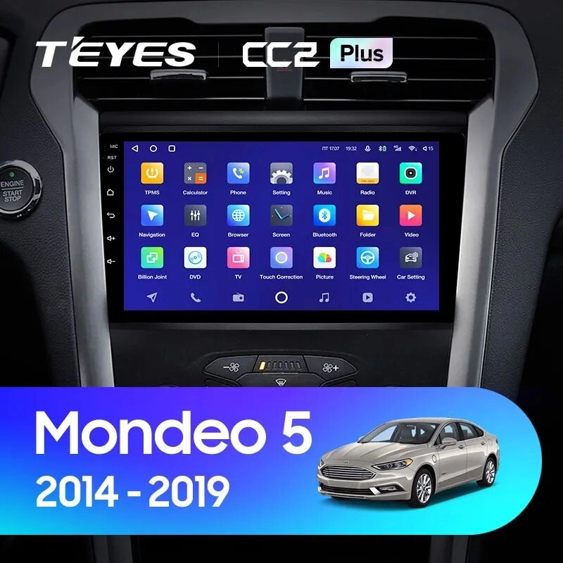 Navigatie Auto Teyes SPRO PLUS Ford Mondeo 5 2014-2022 4+32 9" IPS Octa-core 1.8Ghz Android 4G Bluetooth DSP [2]