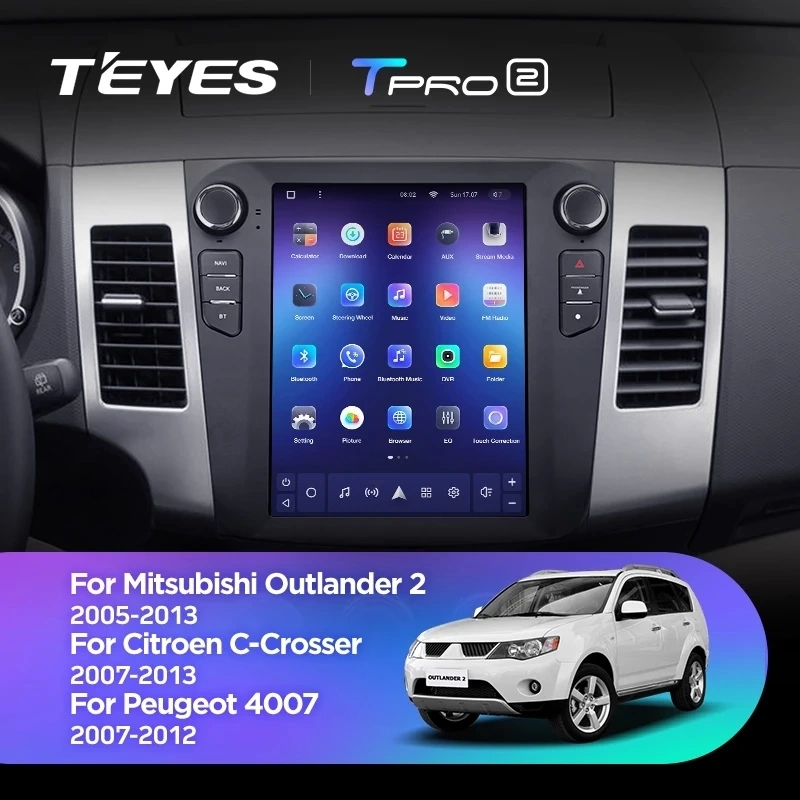 Navigatie Auto Teyes Tip Tesla TPRO 2 Citroen C-Crosser 2007-2012 3+32GB 9.7" QLED Octa-core 1.8Ghz, Android 4G Bluetooth 5.1 DSP [2]