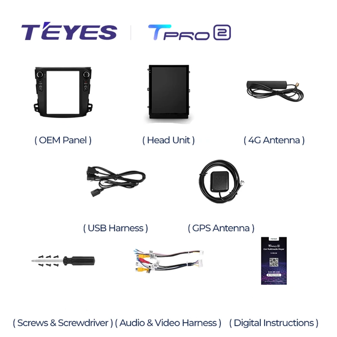 Navigatie Auto Teyes Tip Tesla TPRO 2 Citroen C-Crosser 2007-2012 4+64GB 9.7" QLED Octa-core 1.8Ghz, Android 4G Bluetooth 5.1 DSP [5]