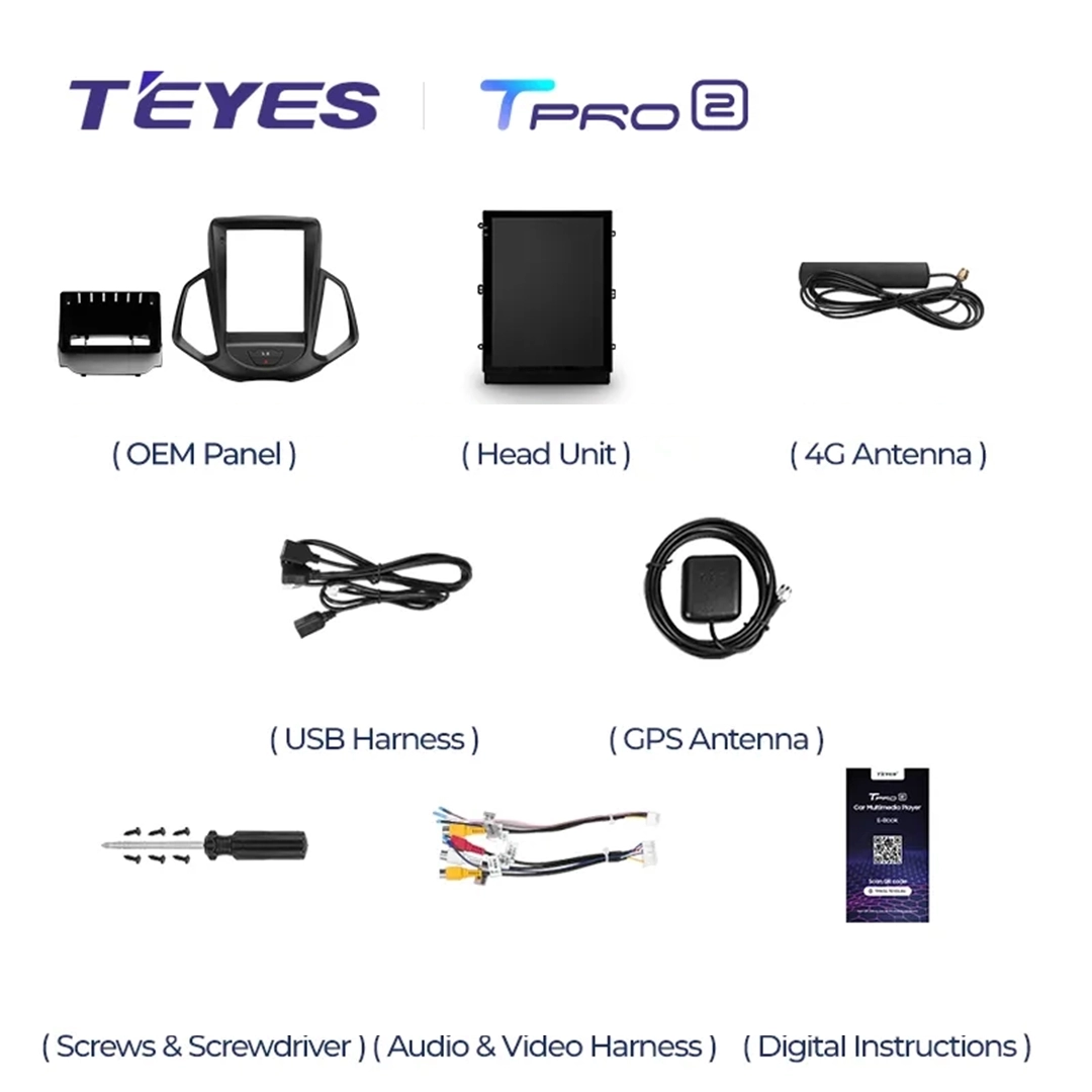 Navigatie Auto Teyes Tip Tesla TPRO 2 Ford EcoSport 2014-2023 3+32GB 9.7" QLED Octa-core 1.8Ghz, Android 4G Bluetooth 5.1 DSP [6]