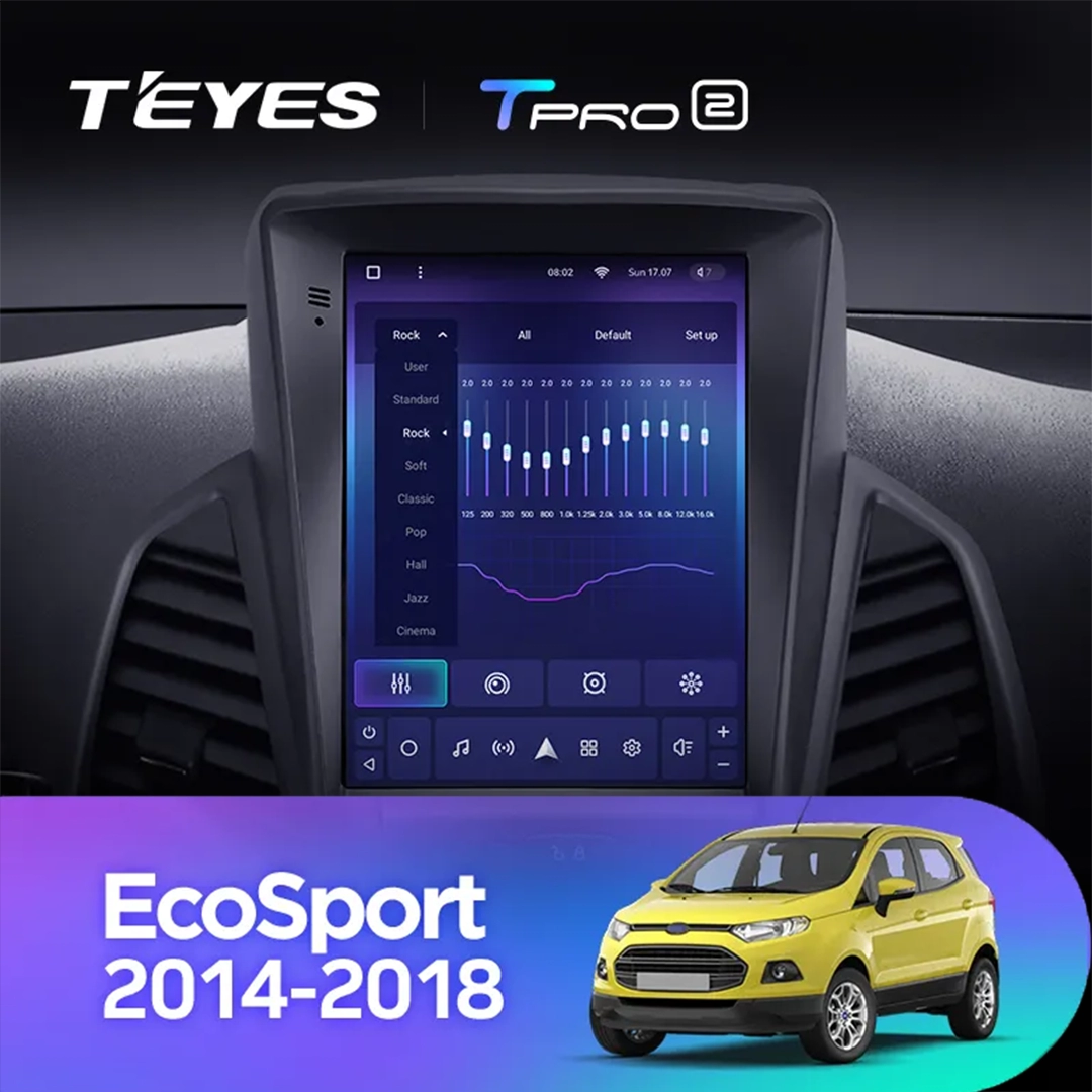 Navigatie Auto Teyes Tip Tesla TPRO 2 Ford EcoSport 2014-2023 4+64GB 9.7" QLED Octa-core 1.8Ghz Android 4G Bluetooth 5.1 DSP [3]