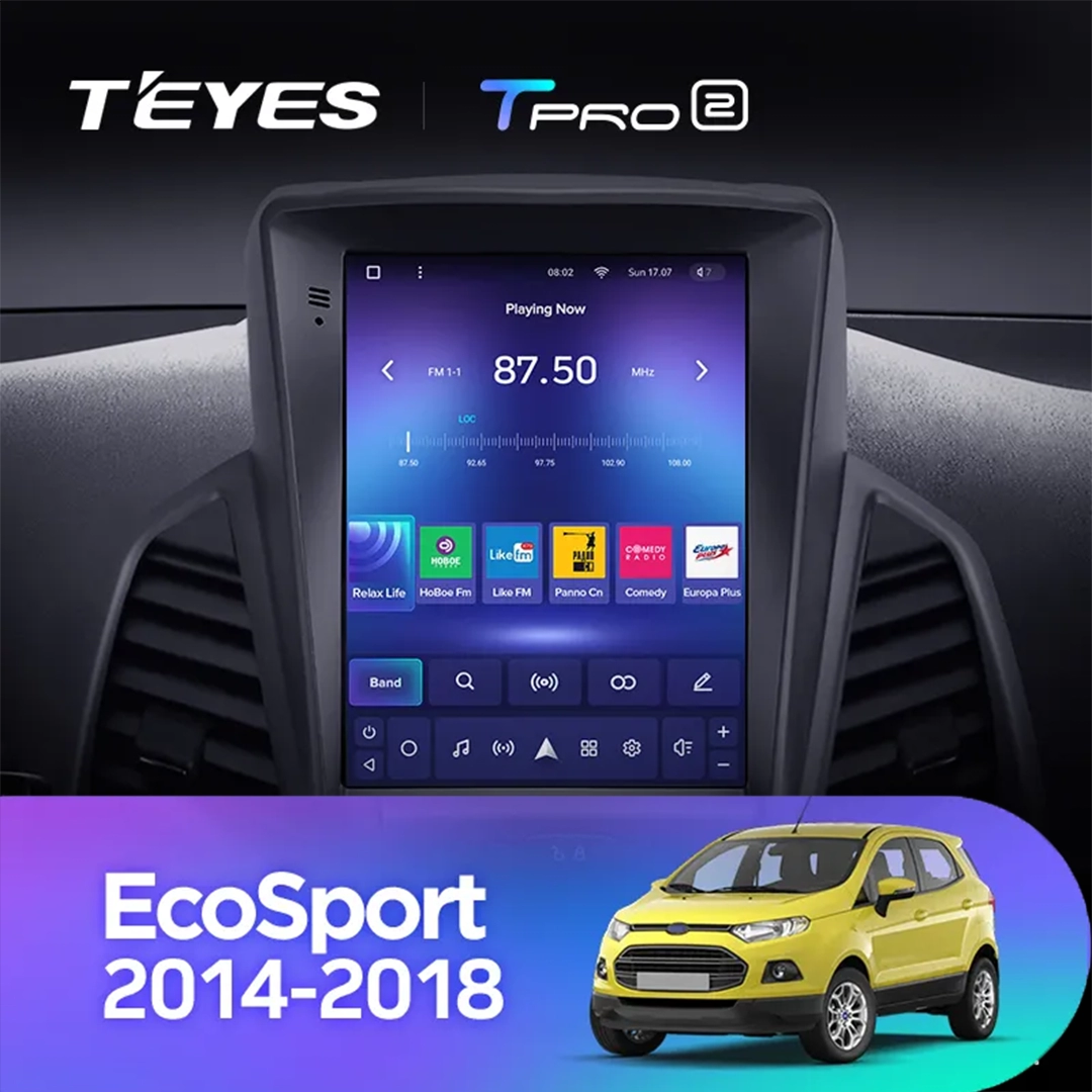 Navigatie Auto Teyes Tip Tesla TPRO 2 Ford EcoSport 2014-2023 4+64GB 9.7" QLED Octa-core 1.8Ghz Android 4G Bluetooth 5.1 DSP [5]
