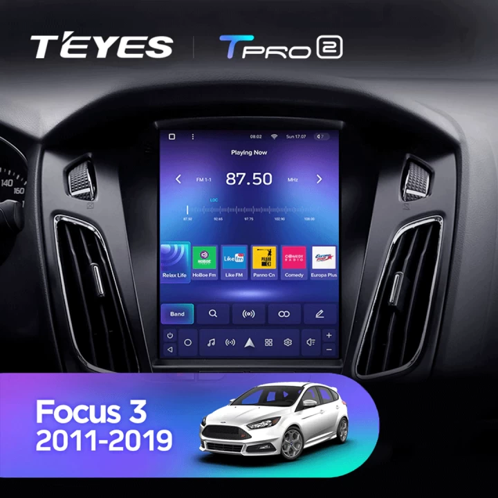 Navigatie Auto Teyes Tip Tesla TPRO 2 Ford Focus 3 2010-2018 4+64GB 9.7" QLED Octa-core 1.8Ghz Android 4G Bluetooth 5.1 DSP [5]