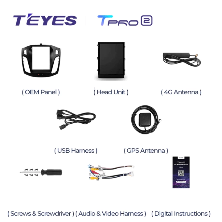 Navigatie Auto Teyes Tip Tesla TPRO 2 Ford Focus 3 2010-2018 4+64GB 9.7" QLED Octa-core 1.8Ghz Android 4G Bluetooth 5.1 DSP [7]