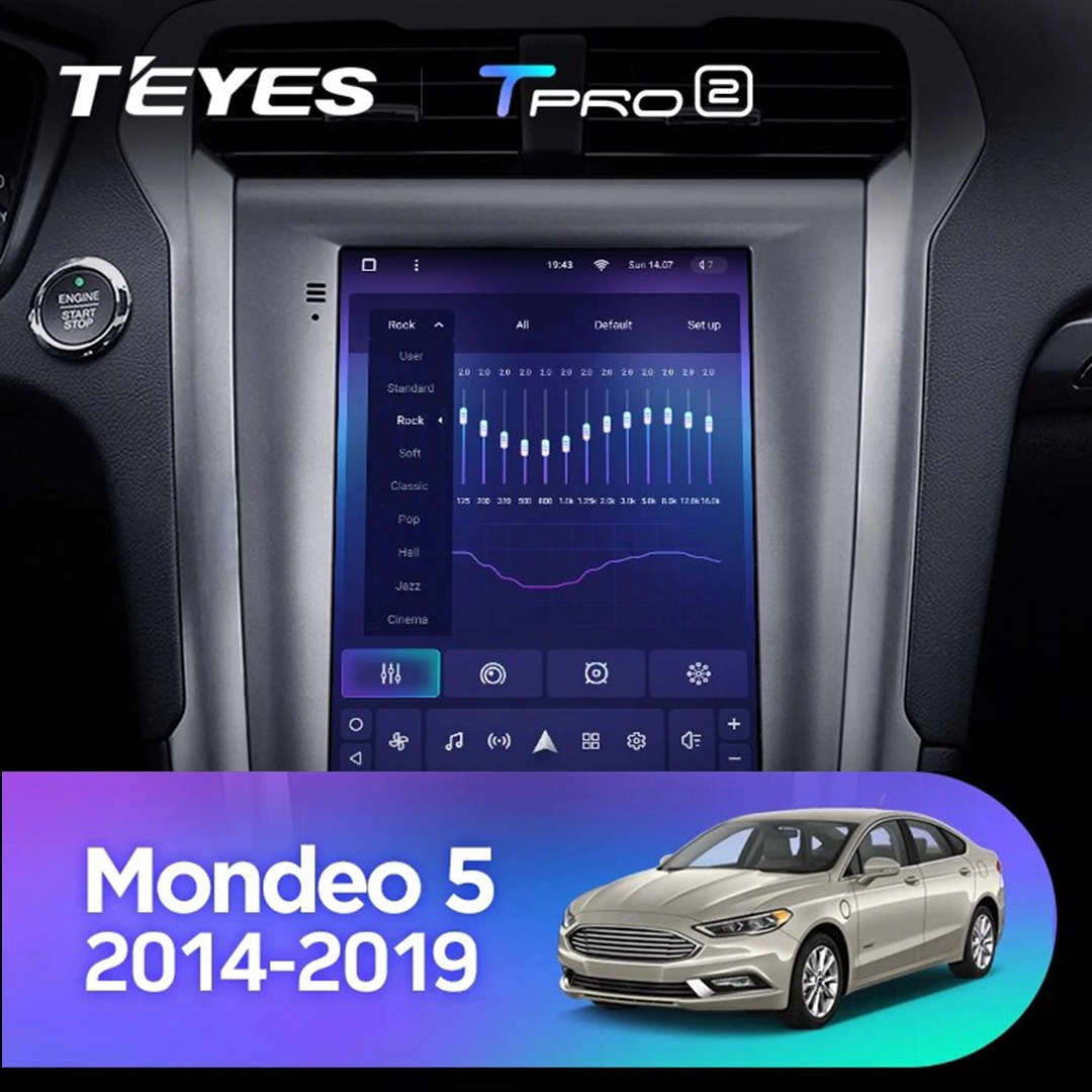 Navigatie Auto Teyes Tip Tesla TPRO 2 Ford Mondeo 4 2014-2022 3+32GB 9.7" QLED Octa-core 1.8Ghz, Android 4G Bluetooth 5.1 DSP [4]