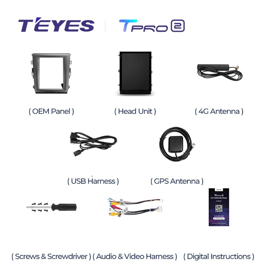 Navigatie Auto Teyes Tip Tesla TPRO 2 Ford Mondeo 4 2014-2022 3+32GB 9.7" QLED Octa-core 1.8Ghz, Android 4G Bluetooth 5.1 DSP [6]