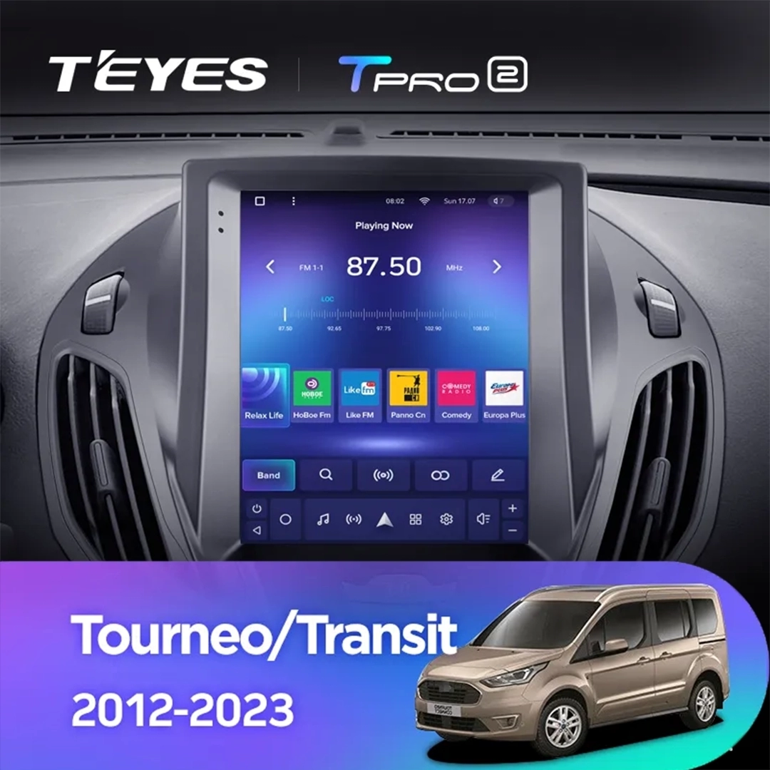 Navigatie Auto Teyes Tip Tesla TPRO 2 Ford Tourneo Custom 2012-2023 3+32GB 9.7" QLED Octa-core 1.8Ghz, Android 4G Bluetooth 5.1 DSP [2]