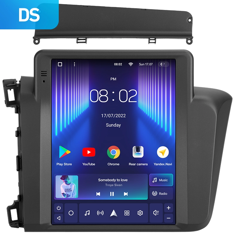 Navigatie Auto Teyes Tip Tesla TPRO 2 Honda Civic 9 2011-2017 4+64GB 9.7" QLED Octa-core 1.8Ghz Android 4G Bluetooth 5.1 DSP [1]