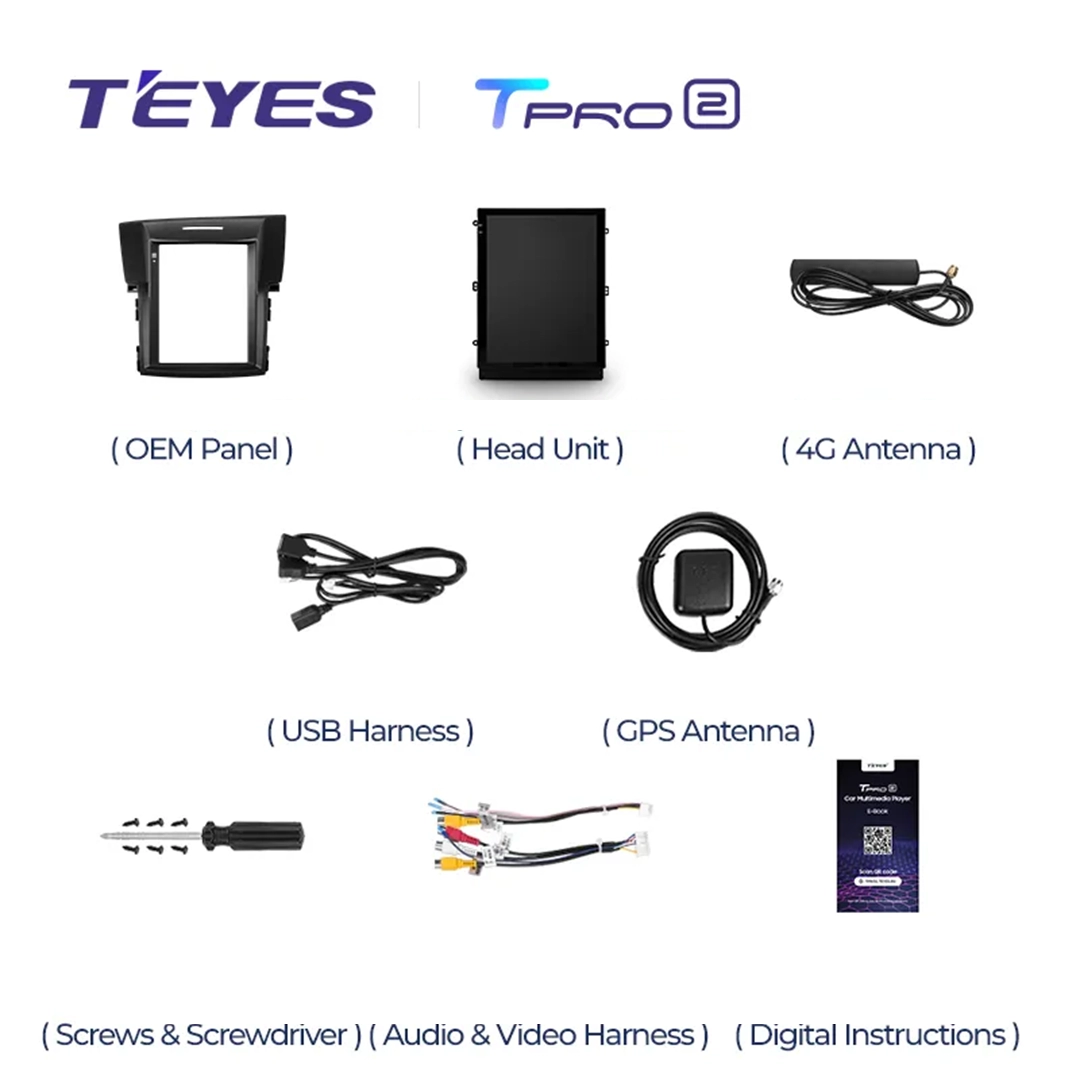 Navigatie Auto Teyes Tip Tesla TPRO 2 Honda CR-V 4 2011-2015 4+64GB 9.7" QLED Octa-core 1.8Ghz, Android 4G Bluetooth 5.1 DSP [5]