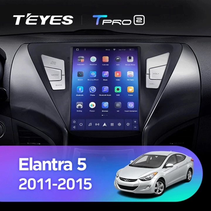 Navigatie Auto Teyes Tip Tesla TPRO 2 Hyundai Elantra 5 2010-2016 3+32GB 9.7" QLED Octa-core 1.8Ghz, Android 4G Bluetooth 5.1 DSP [2]