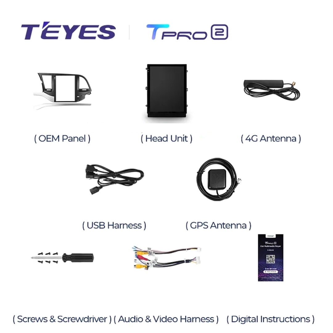 Navigatie Auto Teyes Tip Tesla TPRO 2 Hyundai Elantra 6 2015-2018 3+32GB 9.7" QLED Octa-core 1.8Ghz, Android 4G Bluetooth 5.1 DSP [8]