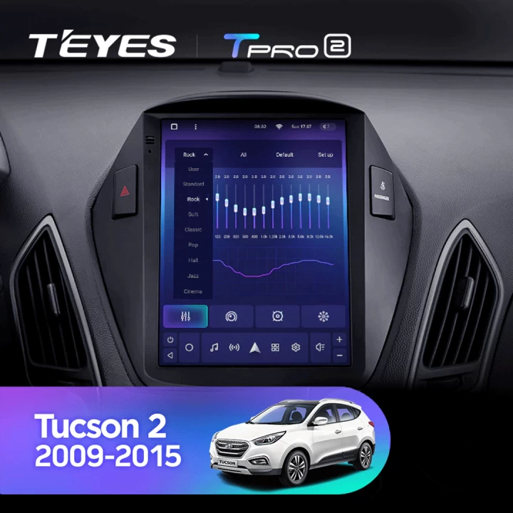 Navigatie Auto Teyes Tip Tesla TPRO 2 Hyundai Tucson 2 2009-2015 4+64GB 9.7" QLED Octa-core 1.8Ghz, Android 4G Bluetooth 5.1 DSP [3]
