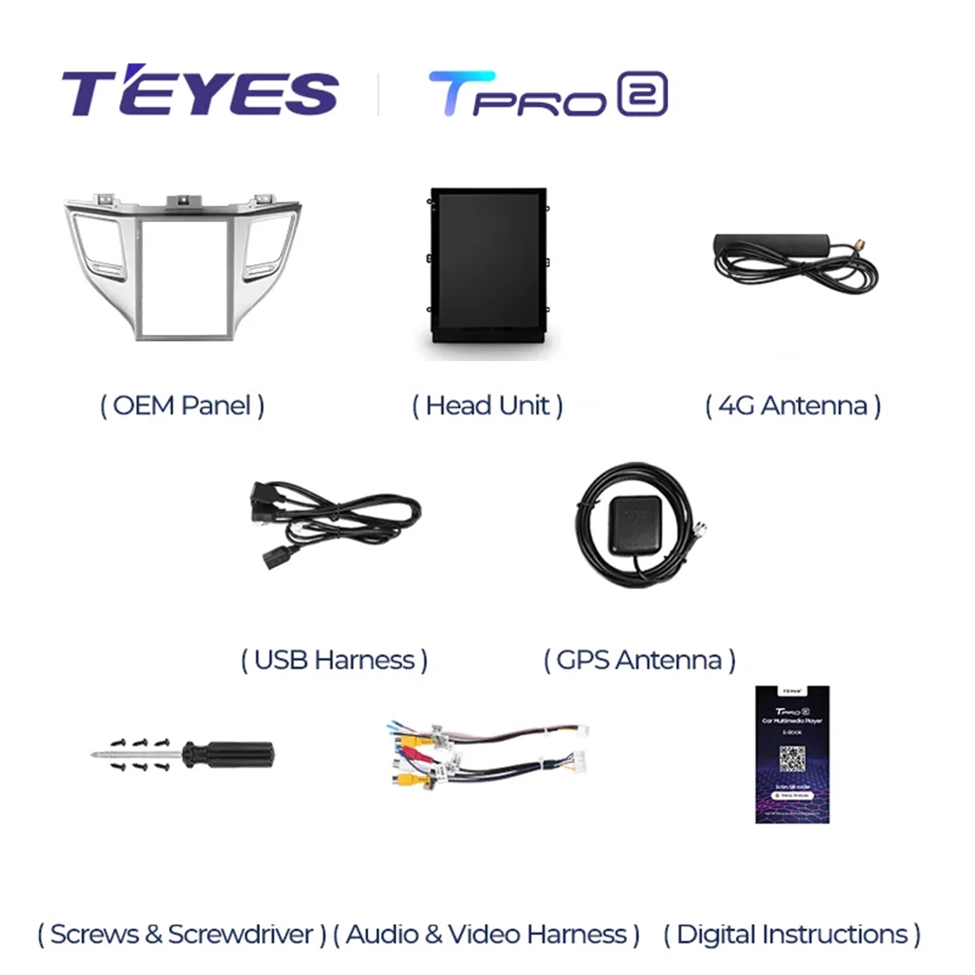 Navigatie Auto Teyes Tip Tesla TPRO 2 Hyundai Tucson 3 2015-2018 4+64GB 9.7" QLED Octa-core 1.8Ghz, Android 4G Bluetooth 5.1 DSP [8]
