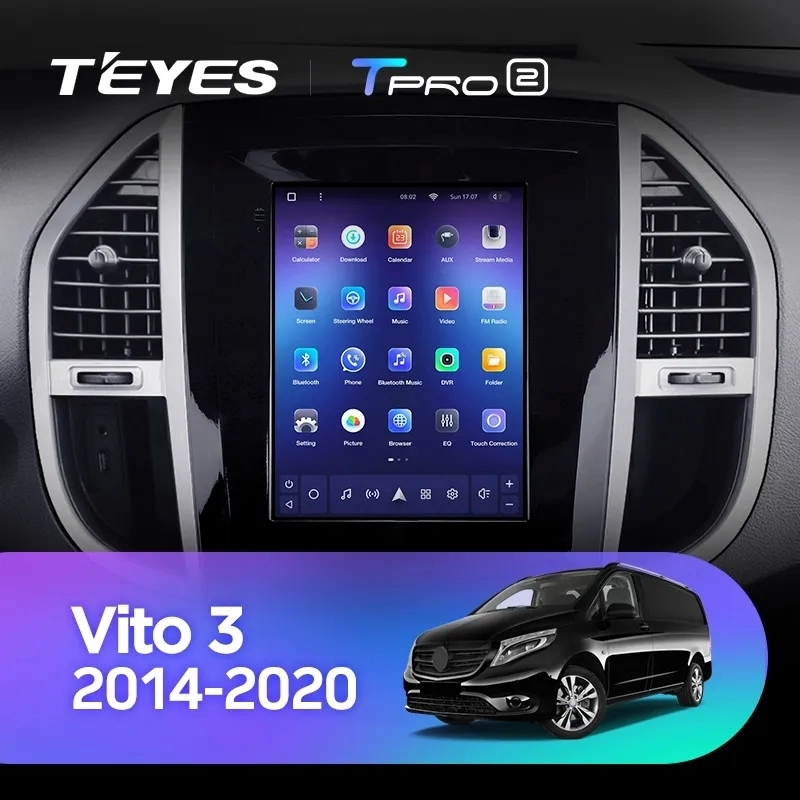 Navigatie Auto Teyes Tip Tesla TPRO 2 Mercedes-Benz Vito 3 2014-2020 3+32GB 9.7" QLED Octa-core 1.8Ghz, Android 4G Bluetooth 5.1 DSP [2]