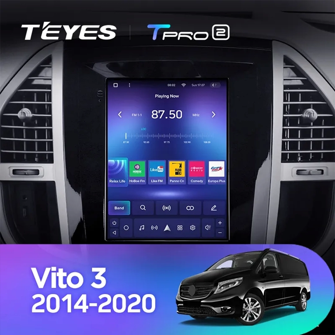Navigatie Auto Teyes Tip Tesla TPRO 2 Mercedes-Benz Vito 3 2014-2020 3+32GB 9.7" QLED Octa-core 1.8Ghz, Android 4G Bluetooth 5.1 DSP [4]