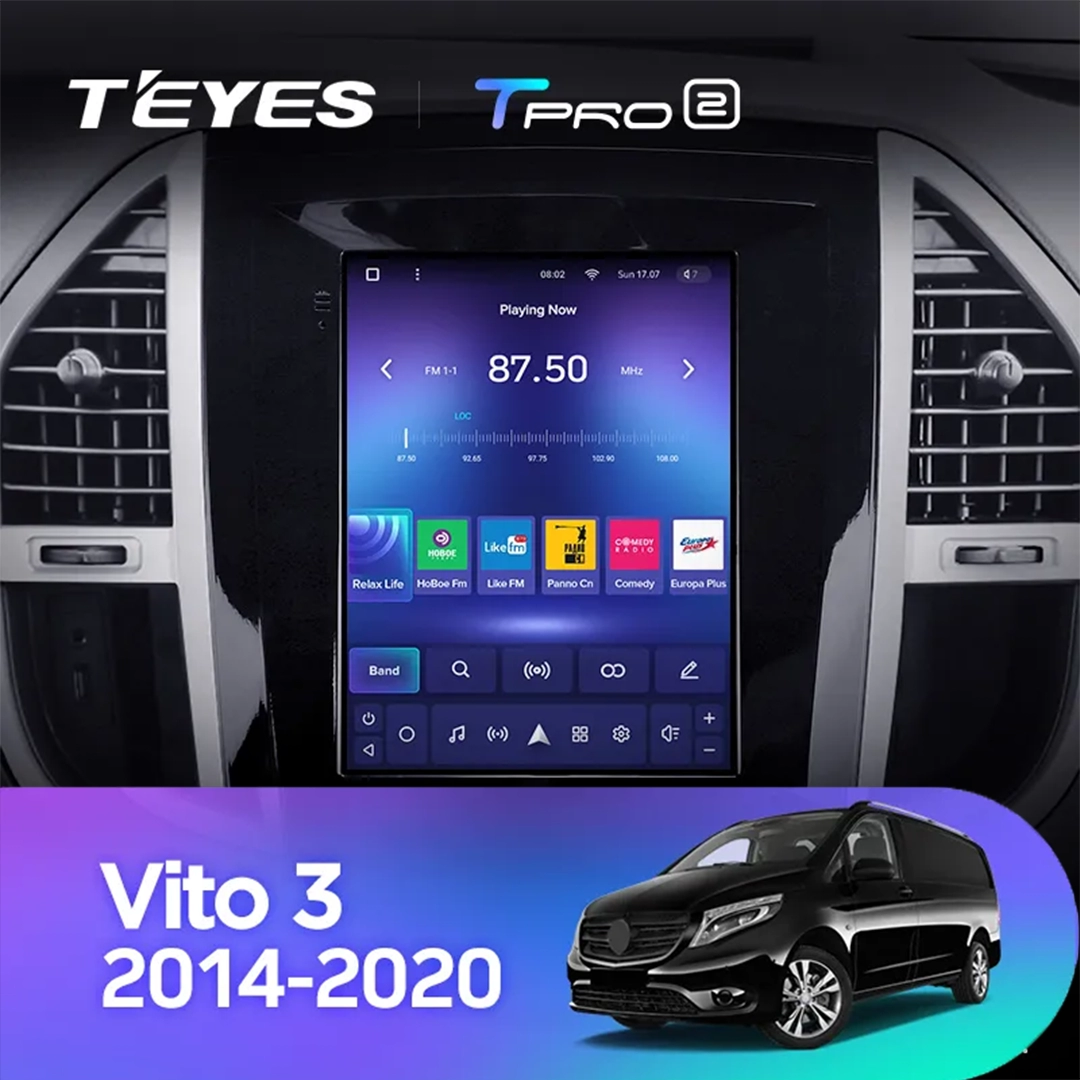 Navigatie Auto Teyes Tip Tesla TPRO 2 Mercedes-Benz Vito 3 2014-2023 4+64GB 9.7" QLED Octa-core 1.8Ghz Android 4G Bluetooth 5.1 DSP [5]