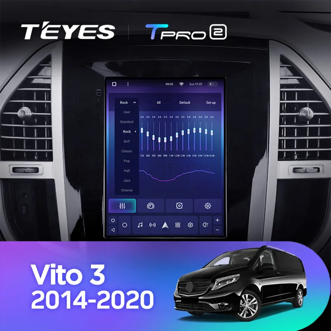 Navigatie Auto Teyes Tip Tesla TPRO 2 Mercedes-Benz Vito 3 2014-2023 4+64GB 9.7" QLED Octa-core 1.8Ghz Android 4G Bluetooth 5.1 DSP [3]