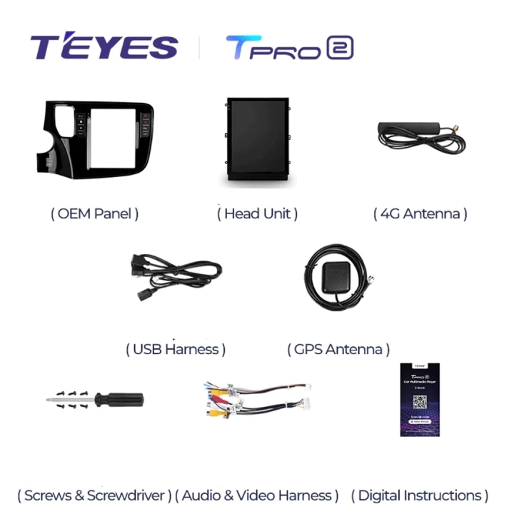 Navigatie Auto Teyes Tip Tesla TPRO 2 Mitsubishi Outlander 3 2013-2018 3+32GB 9.7" QLED Octa-core 1.8Ghz, Android 4G Bluetooth 5.1 DSP [6]