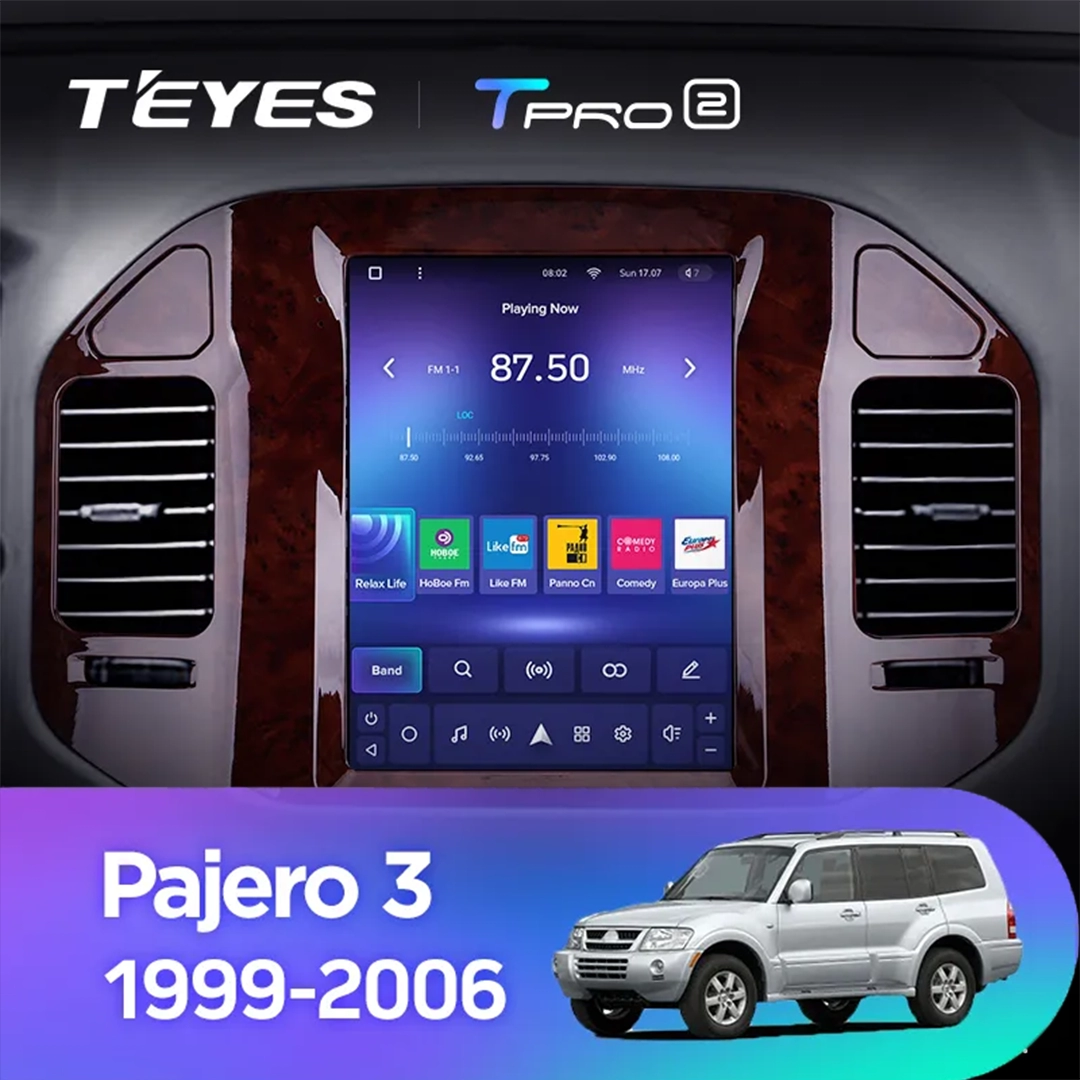 Navigatie Auto Teyes Tip Tesla TPRO 2 Mitsubishi Pajero 3 V70 V60 1999-2006 4+64GB 9.7" QLED Octa-core 1.8Ghz, Android 4G Bluetooth 5.1 DSP [4]