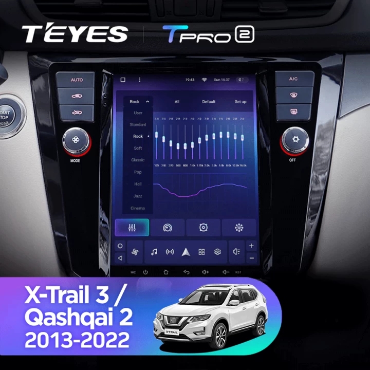 Navigatie Auto Teyes Tip Tesla TPRO 2 Nissan X-Trail 3 2013-2017 4+64GB 9.7" QLED Octa-core 1.8Ghz, Android 4G Bluetooth 5.1 DSP [4]