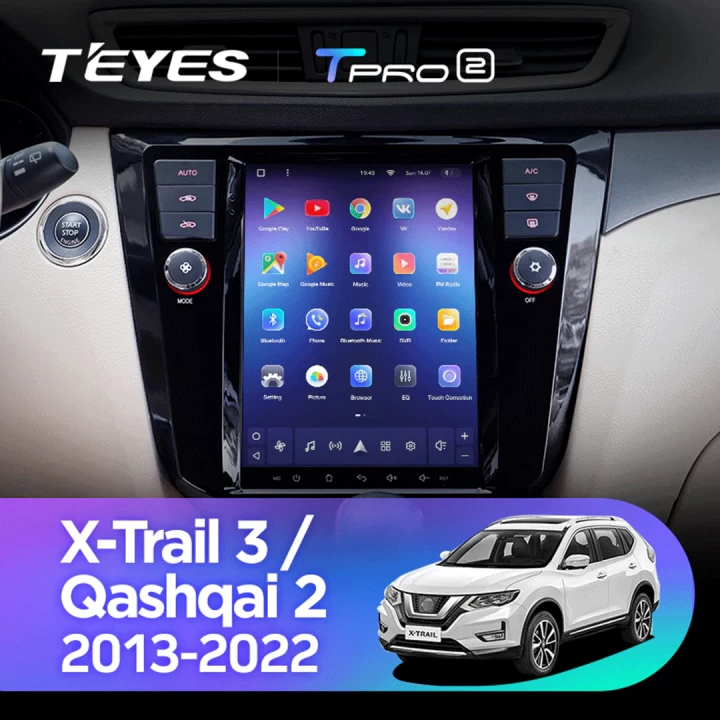 Navigatie Auto Teyes Tip Tesla TPRO 2 Nissan X-Trail 3 2013-2017 4+64GB 9.7" QLED Octa-core 1.8Ghz, Android 4G Bluetooth 5.1 DSP [2]