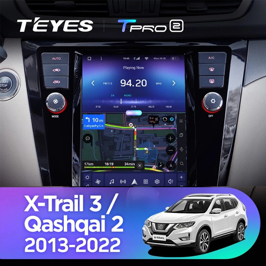 Navigatie Auto Teyes Tip Tesla TPRO 2 Nissan X Trail 3 T32 2013-2017 3+32GB 9.7" QLED Octa-core 1.8Ghz, Android 4G Bluetooth 5.1 DSP [3]