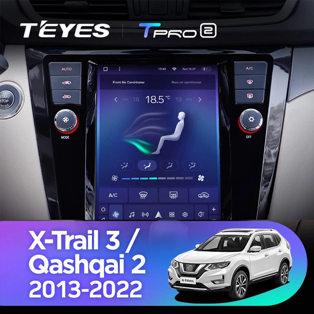 Navigatie Auto Teyes Tip Tesla TPRO 2 Nissan X Trail 3 T32 2013-2017 3+32GB 9.7" QLED Octa-core 1.8Ghz, Android 4G Bluetooth 5.1 DSP [5]