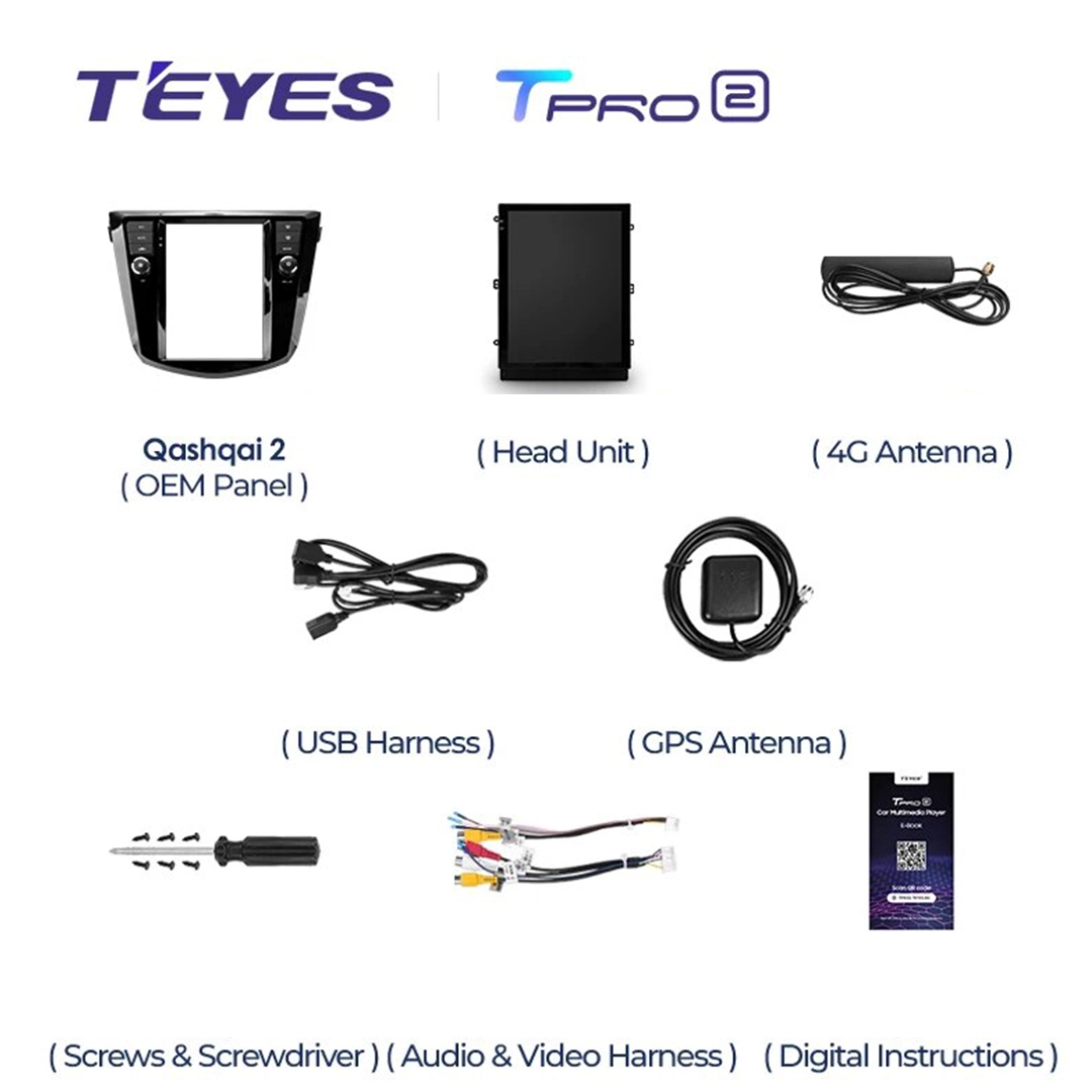 Navigatie Auto Teyes Tip Tesla TPRO 2 Nissan X Trail 3 T32 2013-2017 3+32GB 9.7" QLED Octa-core 1.8Ghz, Android 4G Bluetooth 5.1 DSP [6]