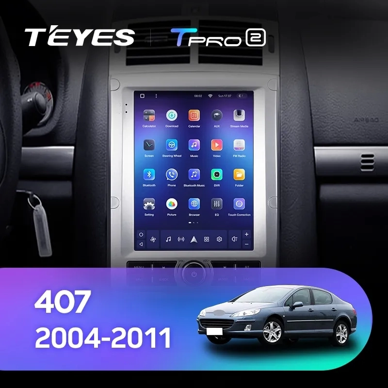 Navigatie Auto Teyes Tip Tesla TPRO 2 Peugeot 407 2004-2011 3+32GB 9.7" QLED Octa-core 1.8Ghz, Android 4G Bluetooth 5.1 DSP [2]