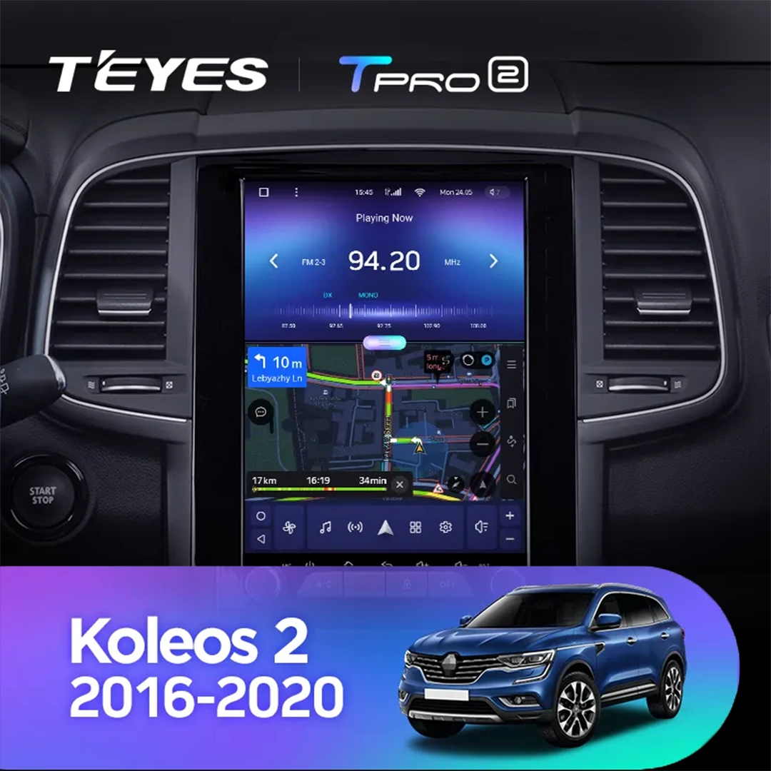 Navigatie Auto Teyes Tip Tesla TPRO 2 Renault Koleos 2016-2020 4+64GB 9.7" QLED Octa-core 1.8Ghz, Android 4G Bluetooth 5.1 DSP [5]