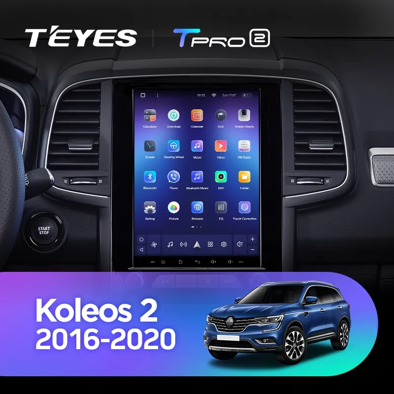 Navigatie Auto Teyes Tip Tesla TPRO 2 Renault Koleos 2016-2020 4+64GB 9.7" QLED Octa-core 1.8Ghz, Android 4G Bluetooth 5.1 DSP [2]
