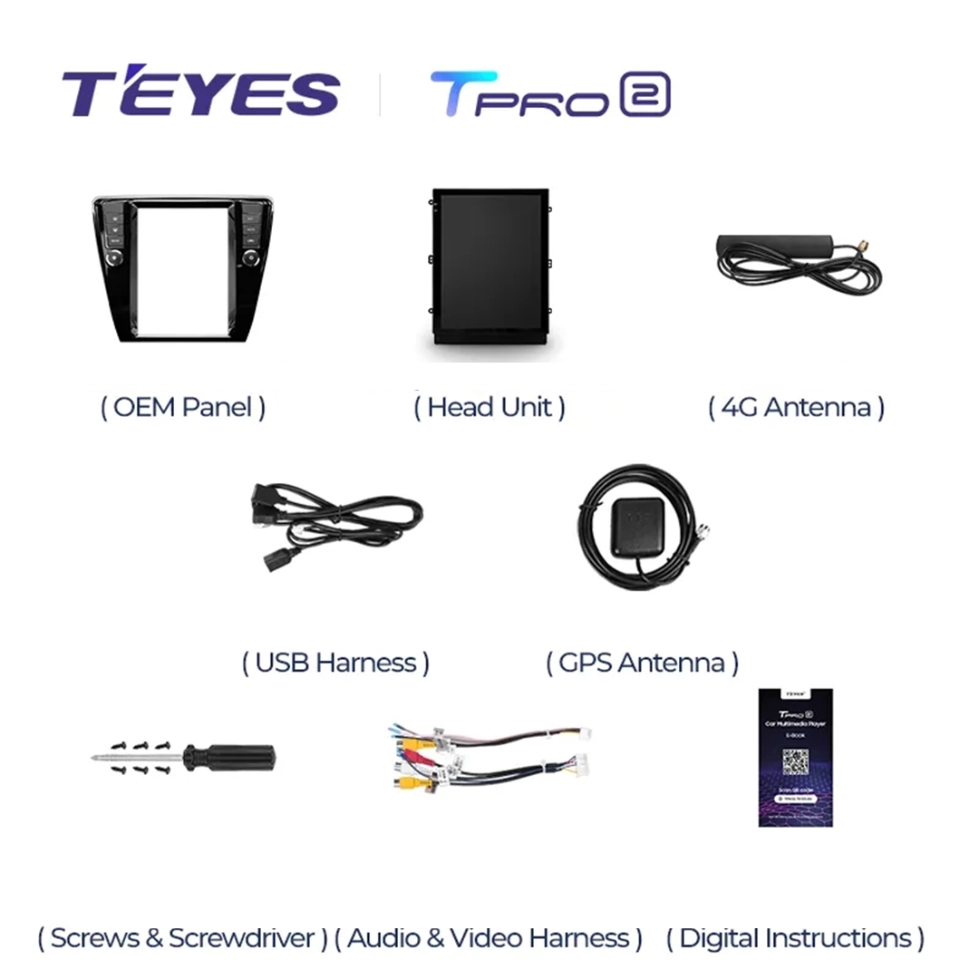 Navigatie Auto Teyes Tip Tesla TPRO 2 Skoda Octavia 3 2013-2018 3+32GB 9.7" QLED Octa-core 1.8Ghz, Android 4G Bluetooth 5.1 DSP [8]