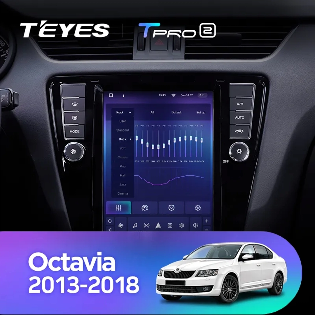 Navigatie Auto Teyes Tip Tesla TPRO 2 Skoda Octavia 3 2013-2018 3+32GB 9.7" QLED Octa-core 1.8Ghz, Android 4G Bluetooth 5.1 DSP [5]