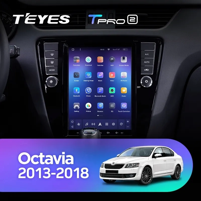 Navigatie Auto Teyes Tip Tesla TPRO 2 Skoda Octavia 3 2013-2018 3+32GB 9.7" QLED Octa-core 1.8Ghz, Android 4G Bluetooth 5.1 DSP [2]