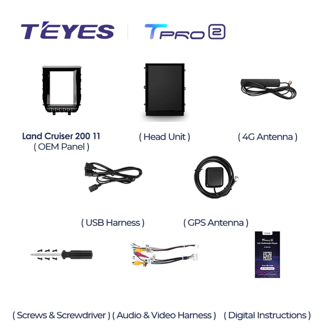 Navigatie Auto Teyes Tip Tesla TPRO 2 Toyota Land Cruiser 200 2015-2020 3+32GB 9.7" QLED Octa-core 1.8Ghz, Android 4G Bluetooth 5.1 DSP [6]