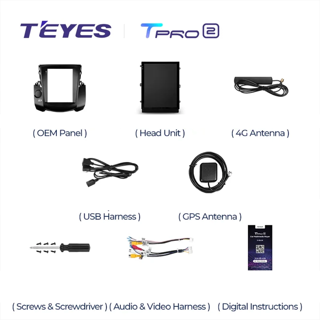 Navigatie Auto Teyes Tip Tesla TPRO 2 Toyota RAV4 XA30 2005-2013 4+64GB 9.7" QLED Octa-core 1.8Ghz, Android 4G Bluetooth 5.1 DSP [6]
