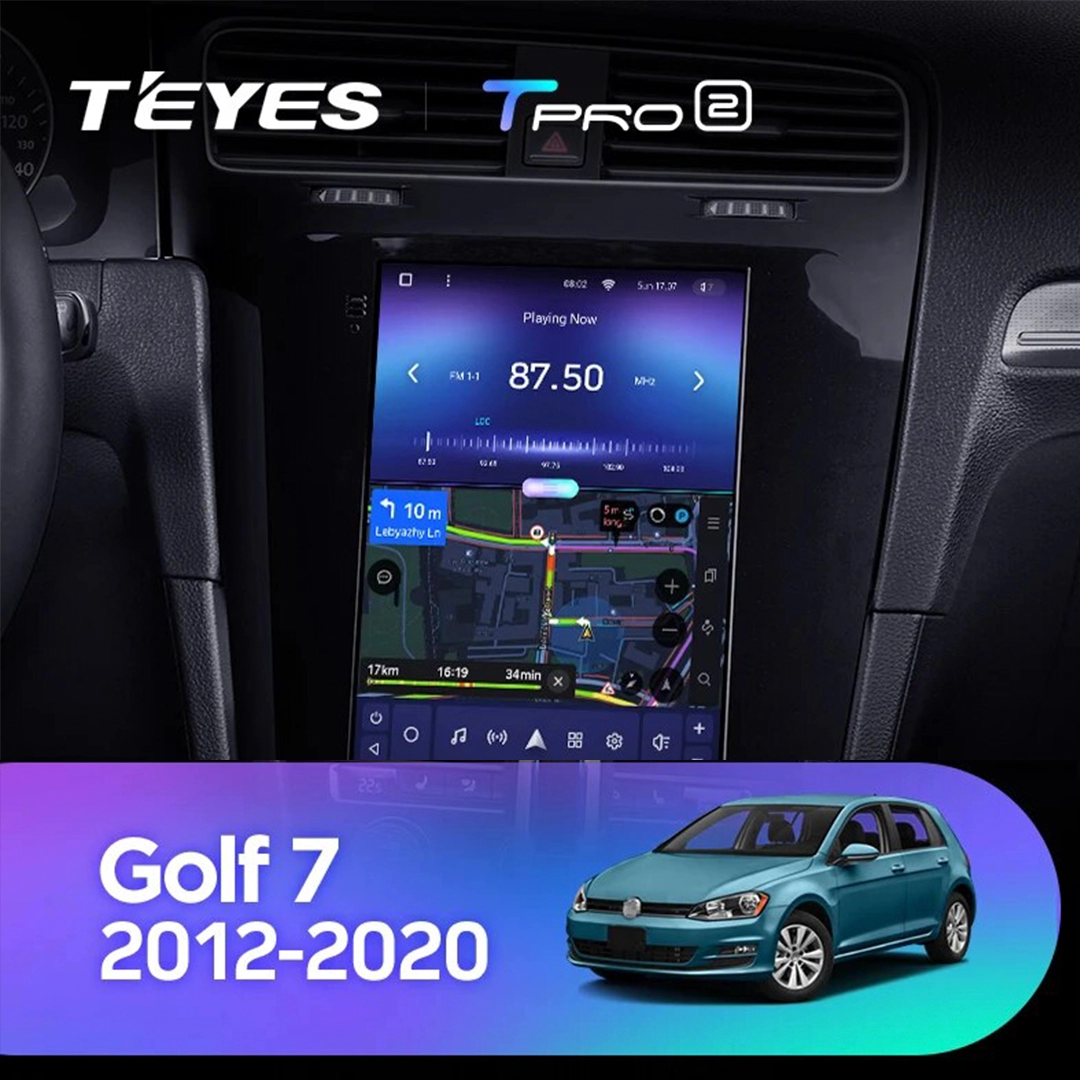 Navigatie Auto Teyes Tip Tesla TPRO 2 Volkswagen Golf 7 2012-2020 3+32GB 9.7" QLED Octa-core 1.8Ghz, Android 4G Bluetooth 5.1 DSP [4]