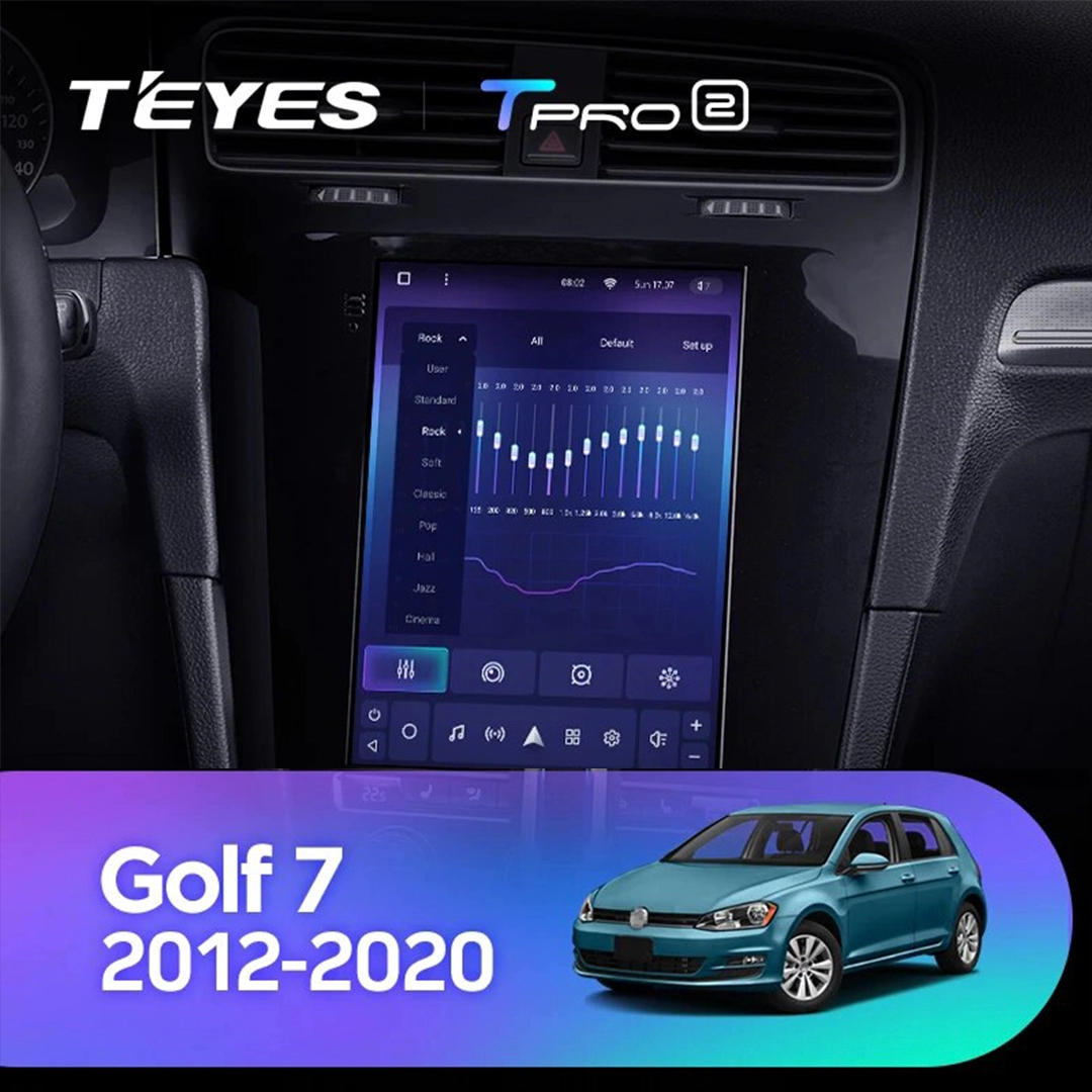 Navigatie Auto Teyes Tip Tesla TPRO 2 Volkswagen Golf 7 2012-2020 3+32GB 9.7" QLED Octa-core 1.8Ghz, Android 4G Bluetooth 5.1 DSP [3]
