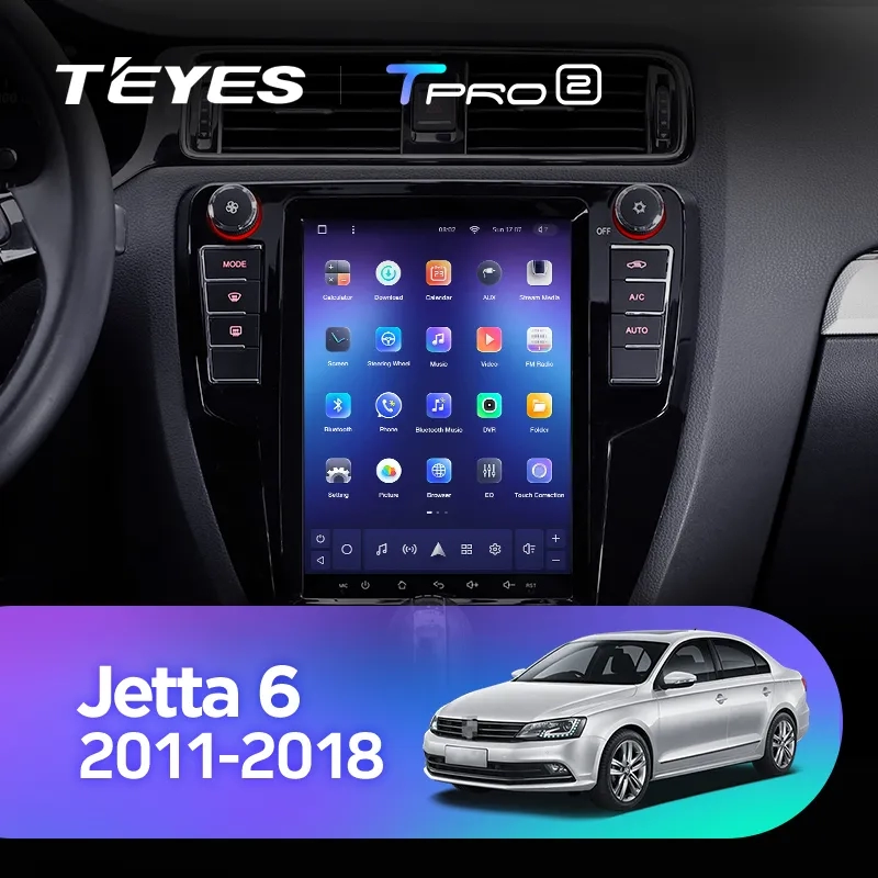 Navigatie Auto Teyes Tip Tesla TPRO 2 Volkswagen Jetta 6 2011-2018 4+64GB 9.7" QLED Octa-core 1.8Ghz, Android 4G Bluetooth 5.1 DSP [2]