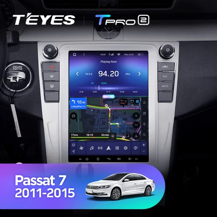 Navigatie Auto Teyes Tip Tesla TPRO 2 Volkswagen Passat B7 2010-2015 3+32GB 9.7" QLED Octa-core 1.8Ghz, Android 4G Bluetooth 5.1 DSP [5]
