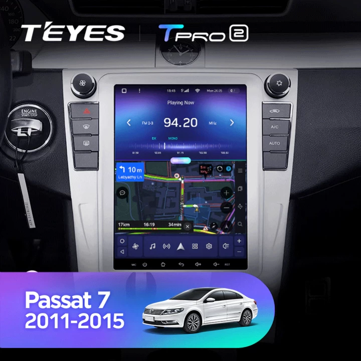 Navigatie Auto Teyes Tip Tesla TPRO 2 Volkswagen Passat B7 2011-2015 4+64GB 9.7" QLED Octa-core 1.8Ghz, Android 4G Bluetooth 5.1 DSP [5]