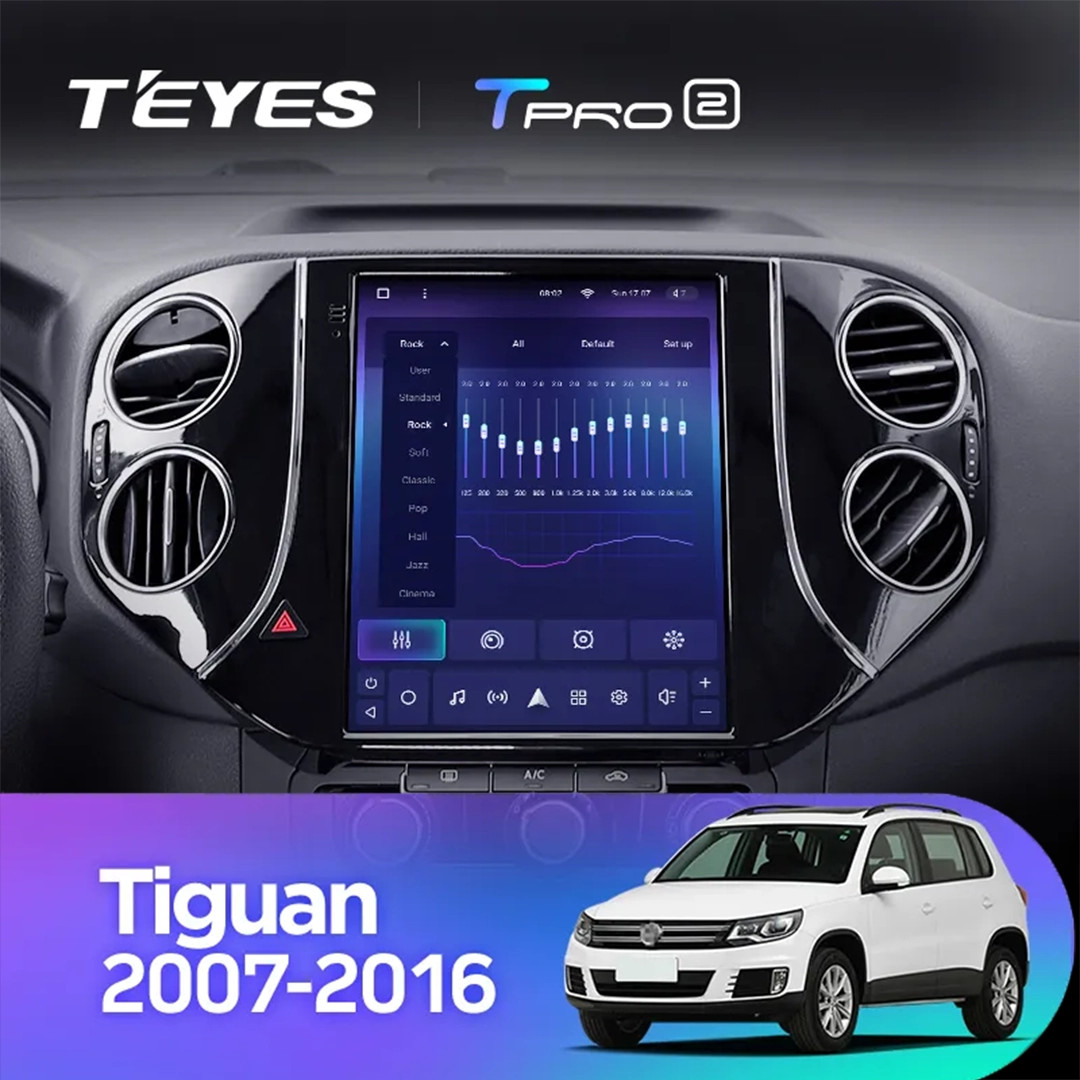 Navigatie Auto Teyes Tip Tesla TPRO 2 Volkswagen Tiguan 1 2006-2016 4+64GB 9.7" QLED Octa-core 1.8Ghz, Android 4G Bluetooth 5.1 DSP [3]