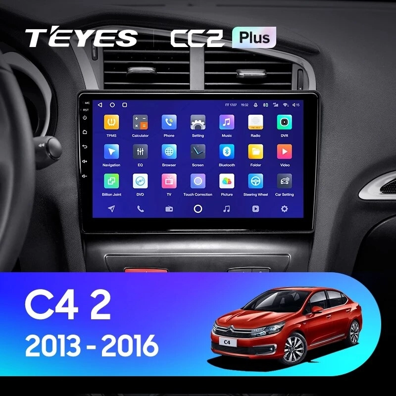 Navigatie Teyes SPRO PLUS Citroen C4 2013-20164+64 10.2" IPS Octa-core 1.8Ghz Android 4G Bluetooth DSP [2]