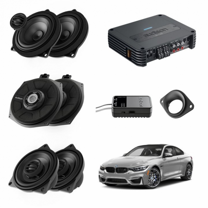 PACHET SISTEM AUDIO PLUG&PLAY AUDISON DEDICAT BMW K4E K4M + AMPLIFICATOR [1]